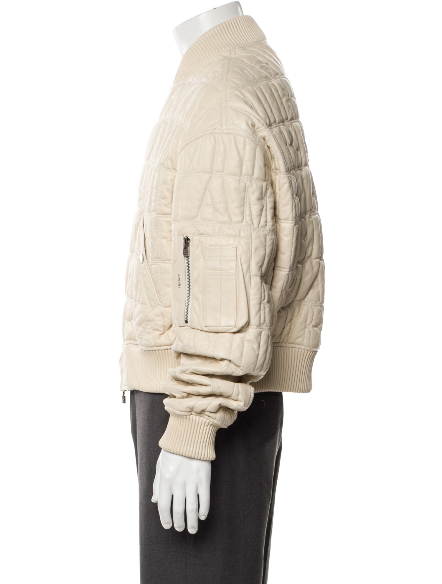 Amiri Leather Bomber Jacket w/ Tags