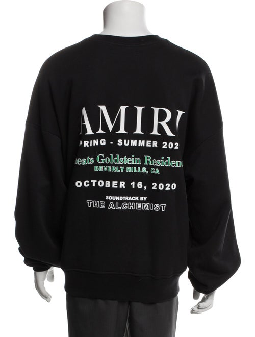 Amiri Graphic Print Crew Neck Sweatshirt