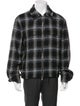 Amiri Signature Logo Plaid Print Trucker Jacket