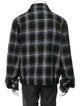 Amiri Signature Logo Plaid Print Trucker Jacket