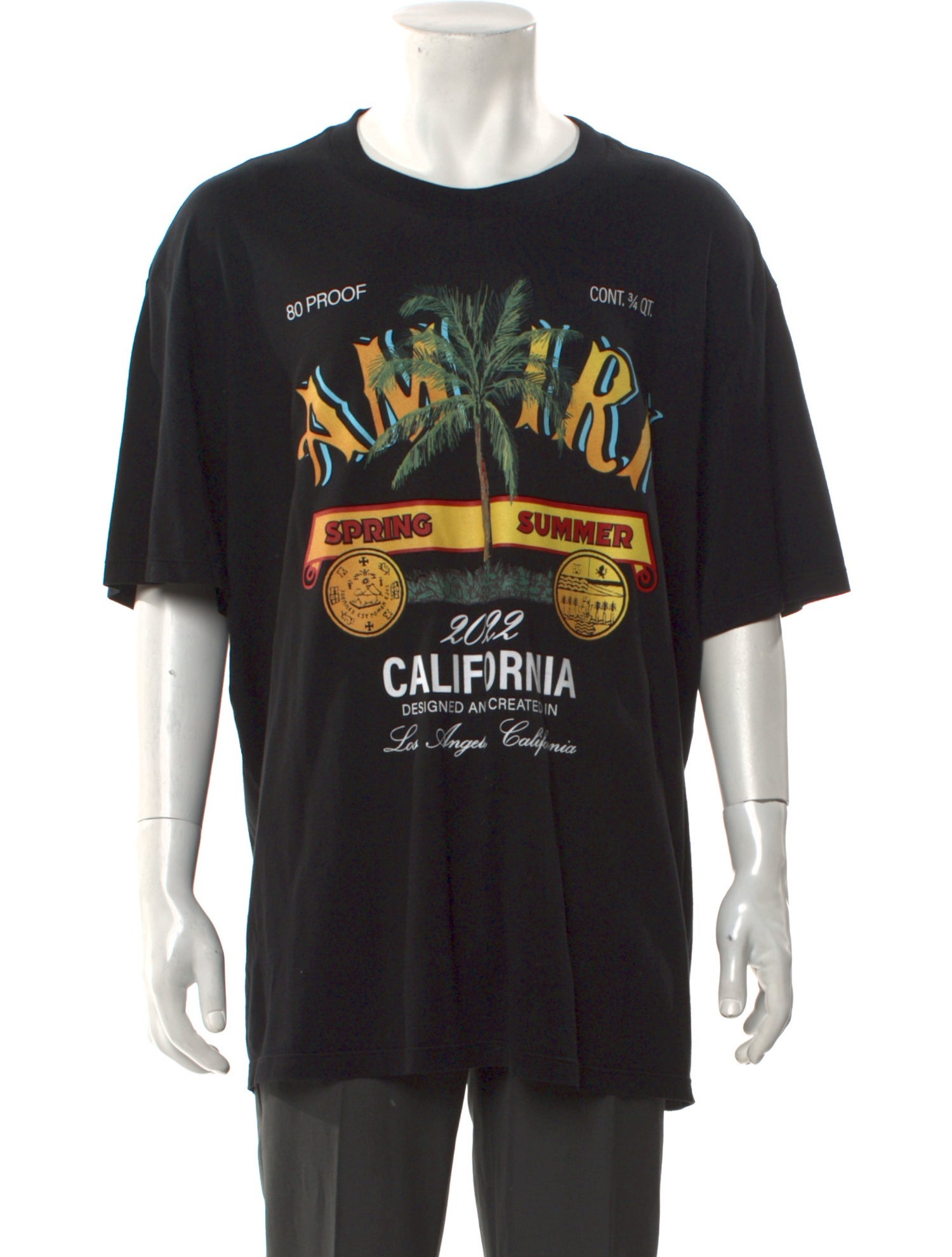 Amiri Graphic Print Crew Neck T-Shirt