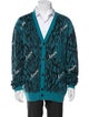 Amiri Printed V-Neck Cardigan