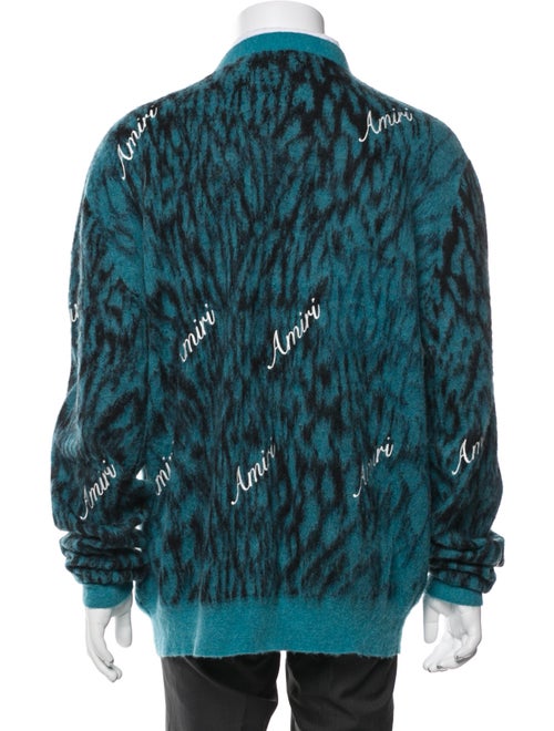 Amiri Printed V-Neck Cardigan