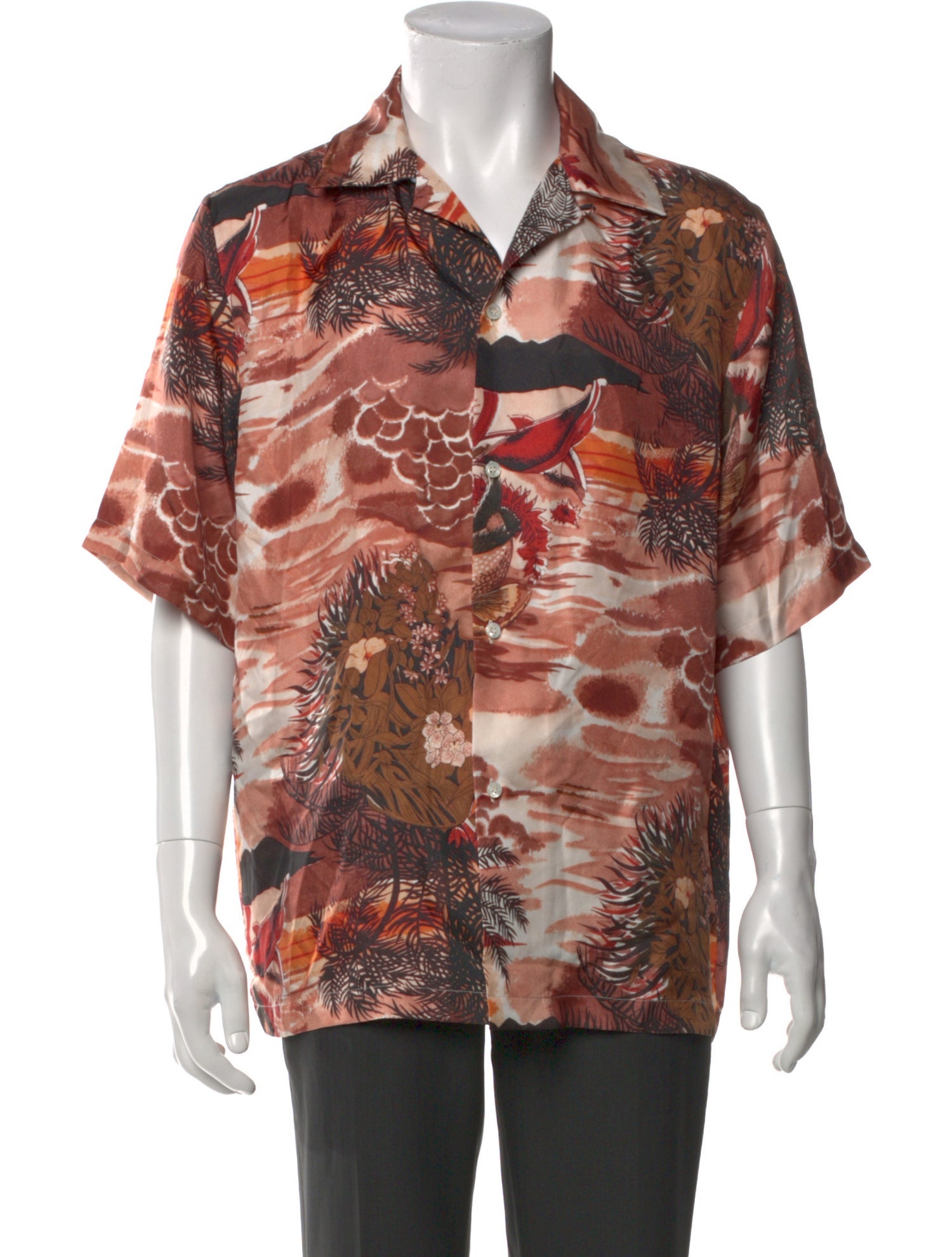 Amiri Silk Printed Shirt