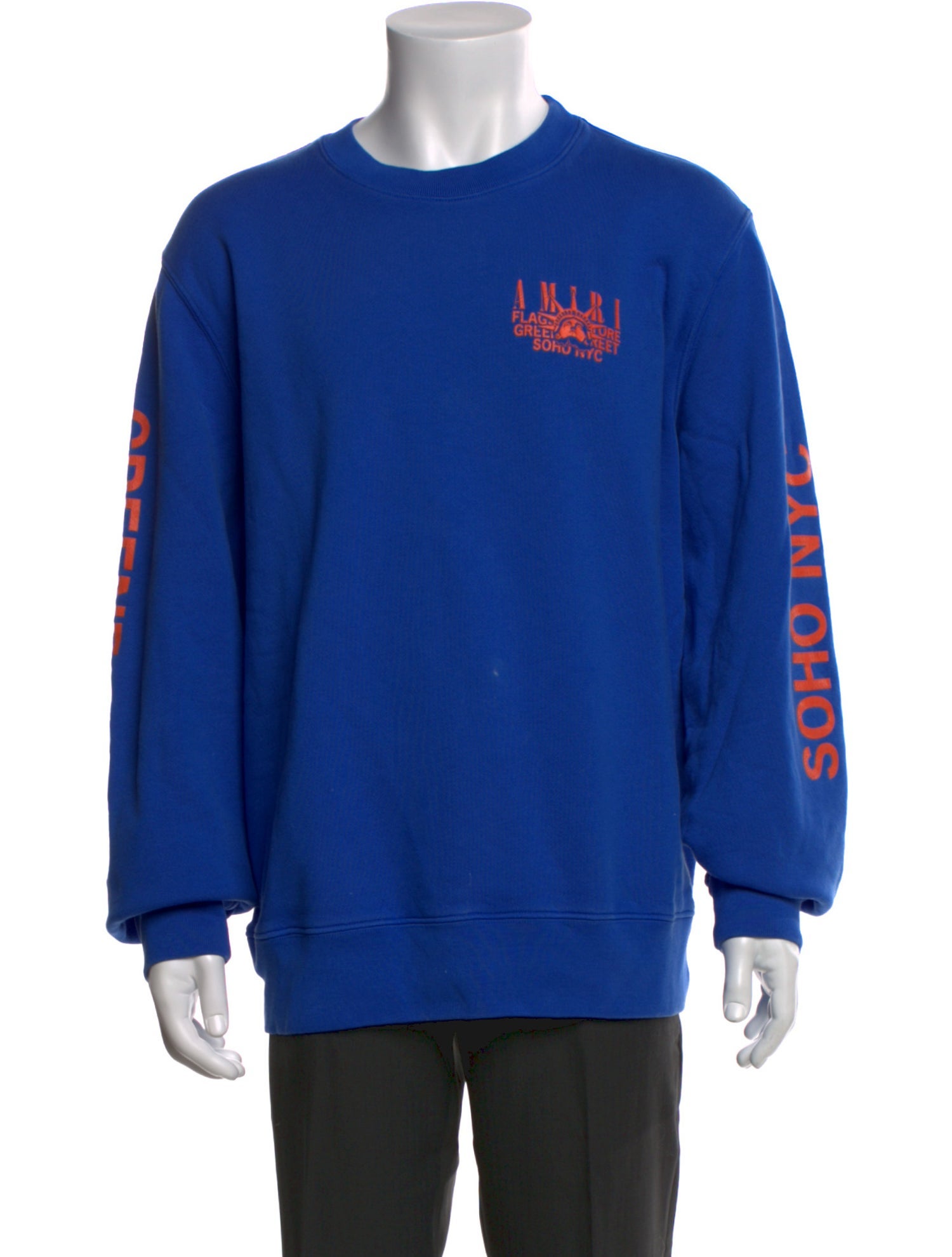 Amiri Graphic Print Crew Neck Sweatshirt