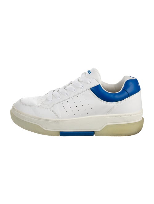 Amiri Leather Colorblock Pattern Sneakers