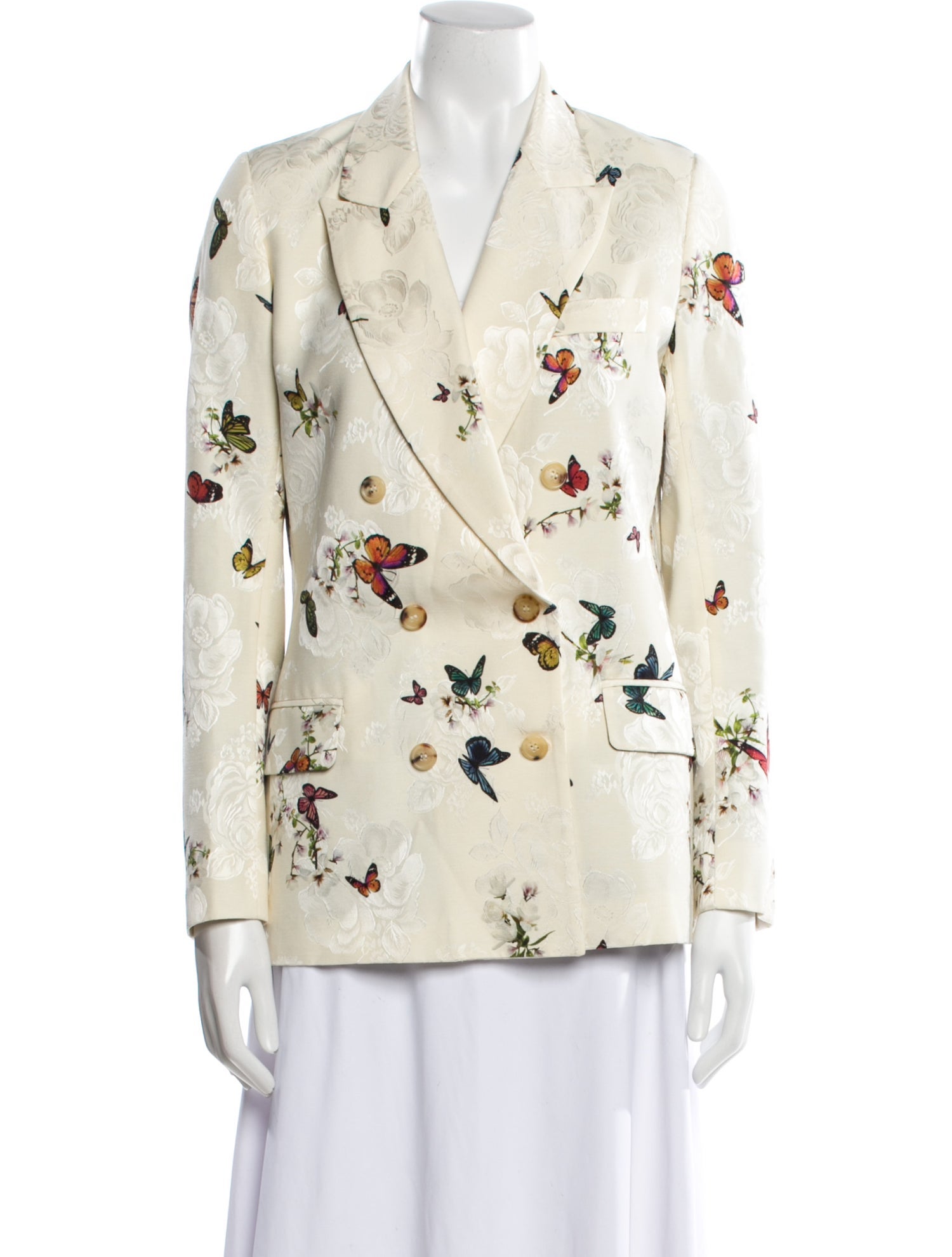 Amiri Floral Print Blazer