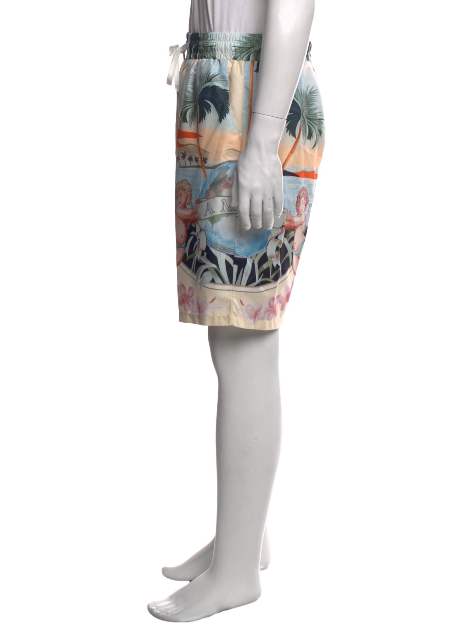 Amiri Graphic Print Jogger Shorts