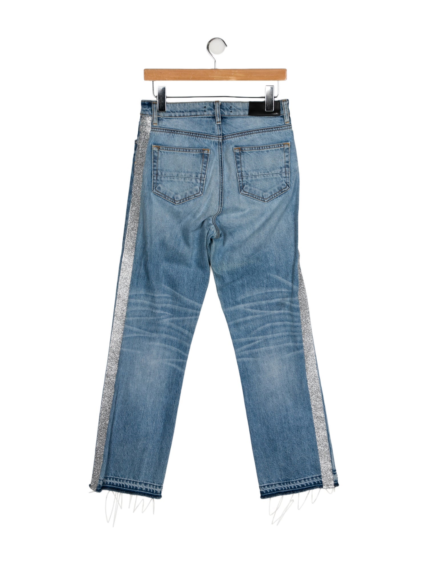 Amiri High-Rise Wide Leg Jeans