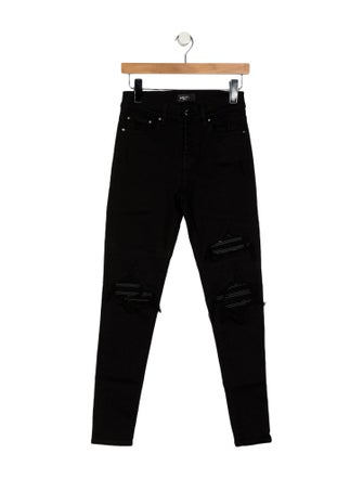 Amiri High-Rise Skinny Leg Jeans