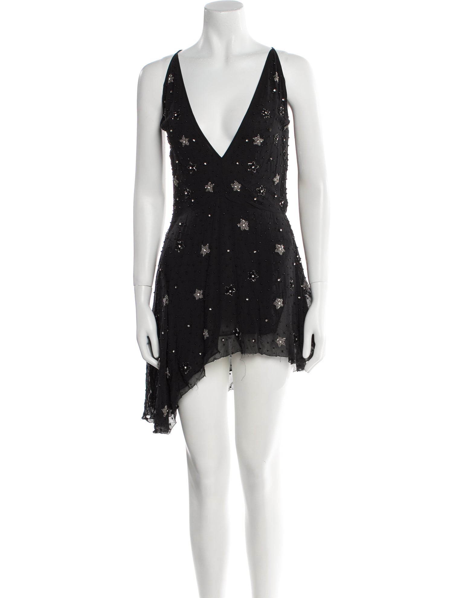 Amiri Silk Knee-Length Dress