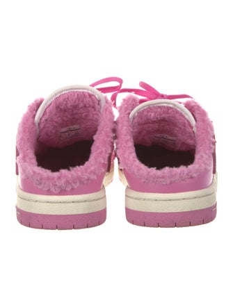 Amiri Leather Colorblock Pattern Sneakers