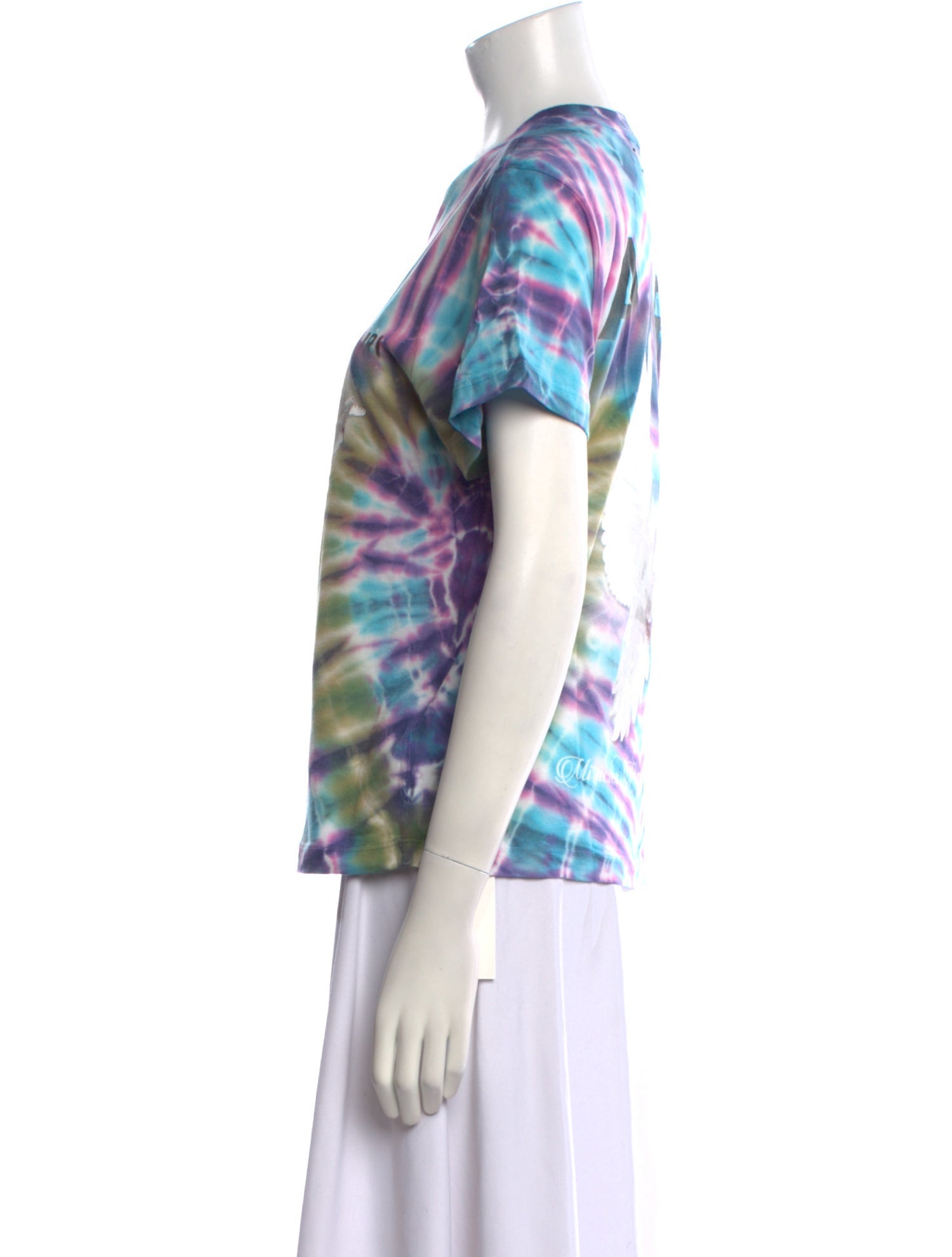 Amiri Tie-Dye Print Crew Neck T-Shirt