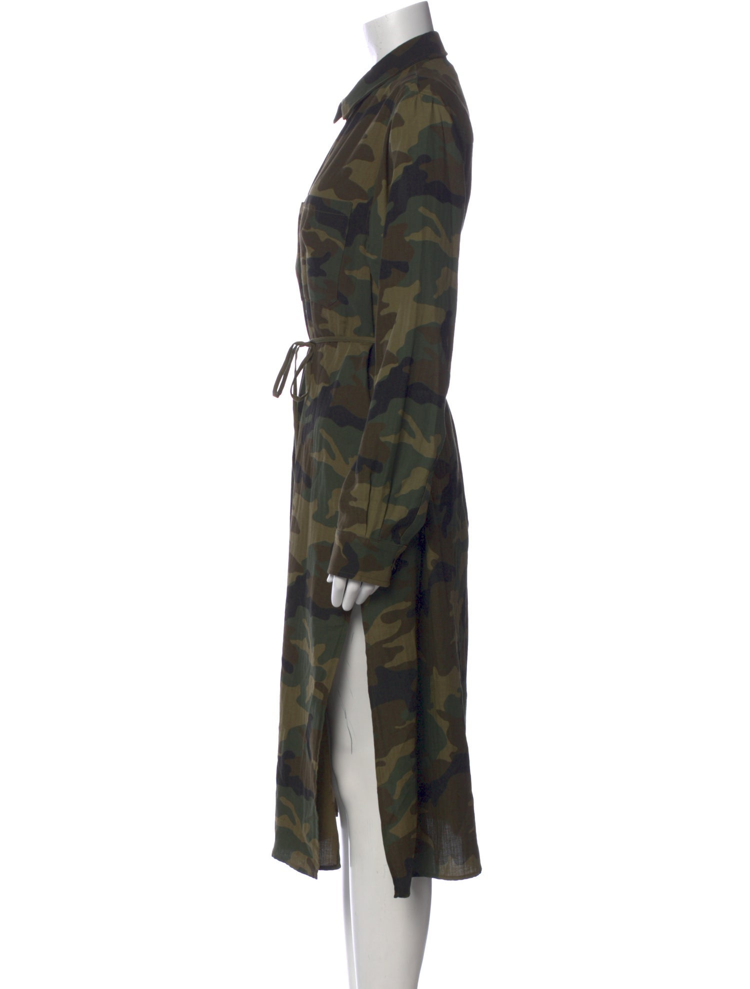 Amiri Floral Print Midi Length Dress