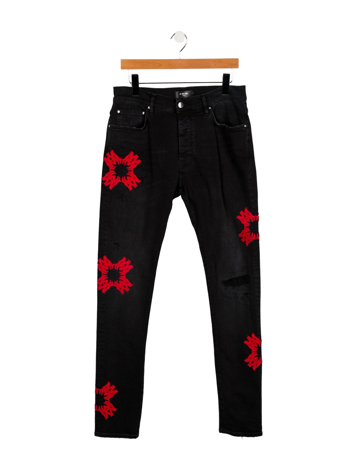 Amiri Mid-Rise Skinny Leg Jeans