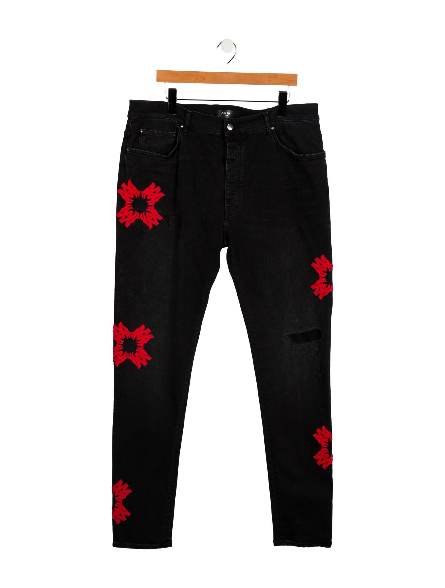 Amiri Mid-Rise Skinny Leg Jeans