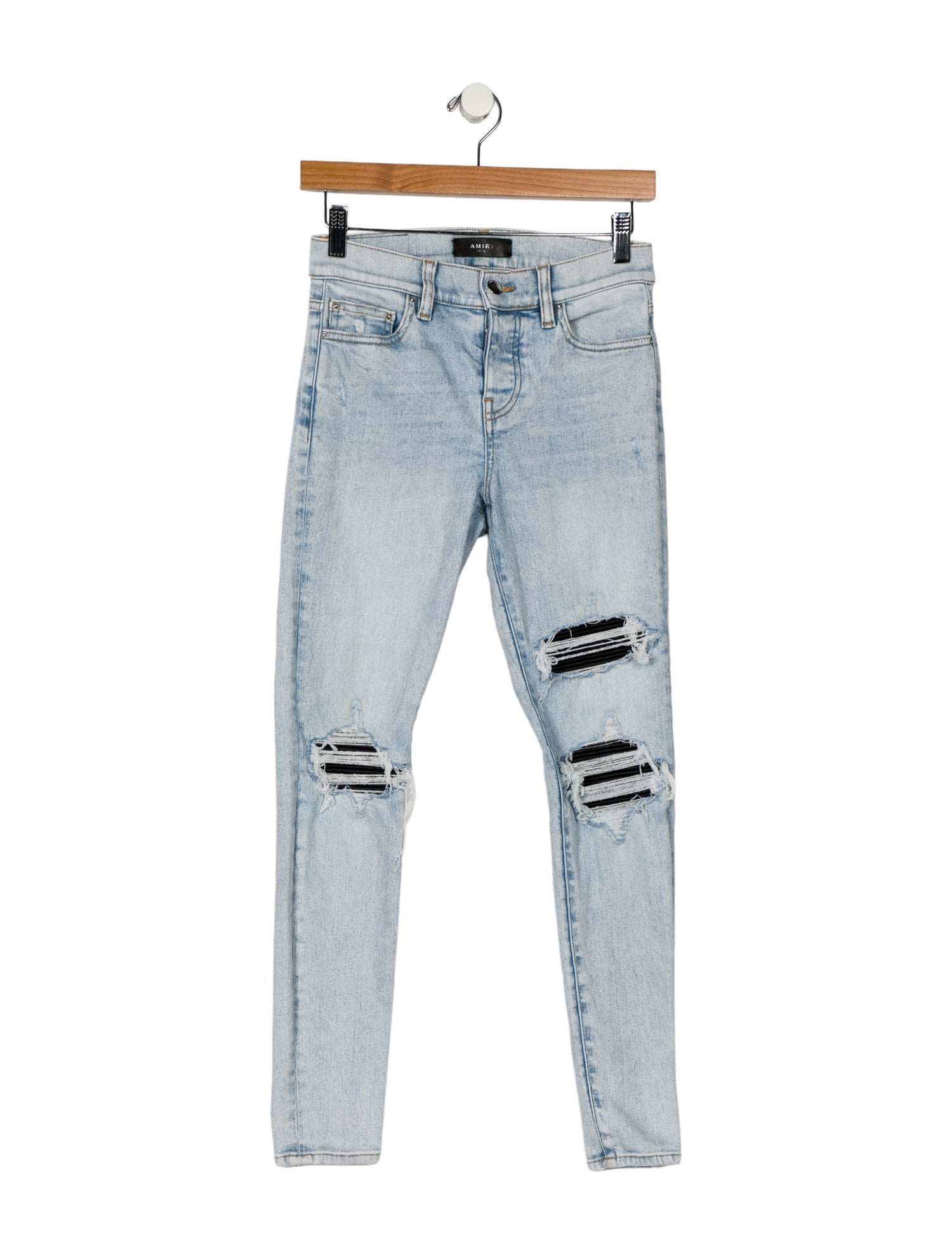 Amiri Mid-Rise Skinny Leg Jeans