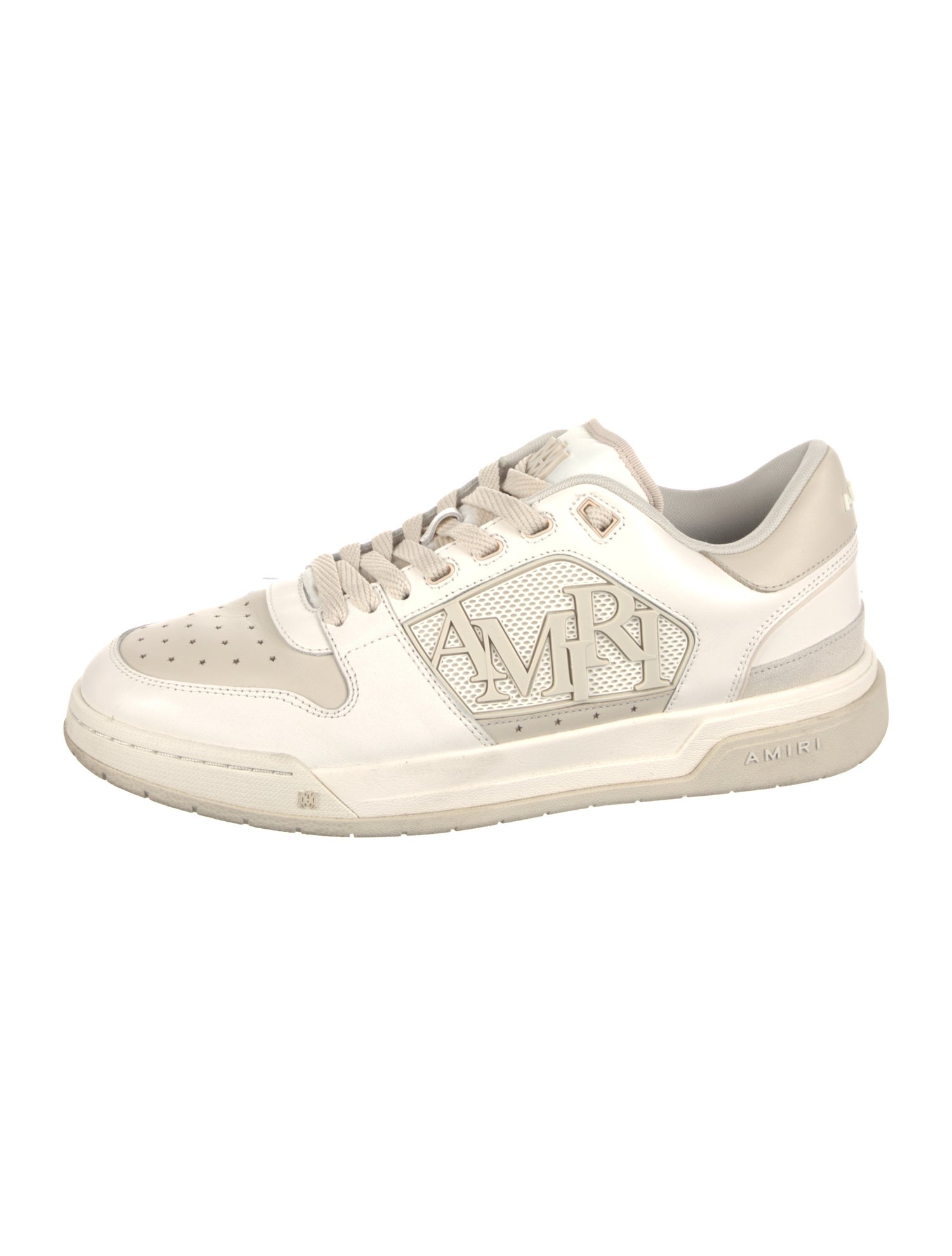 Amiri Leather Printed Sneakers