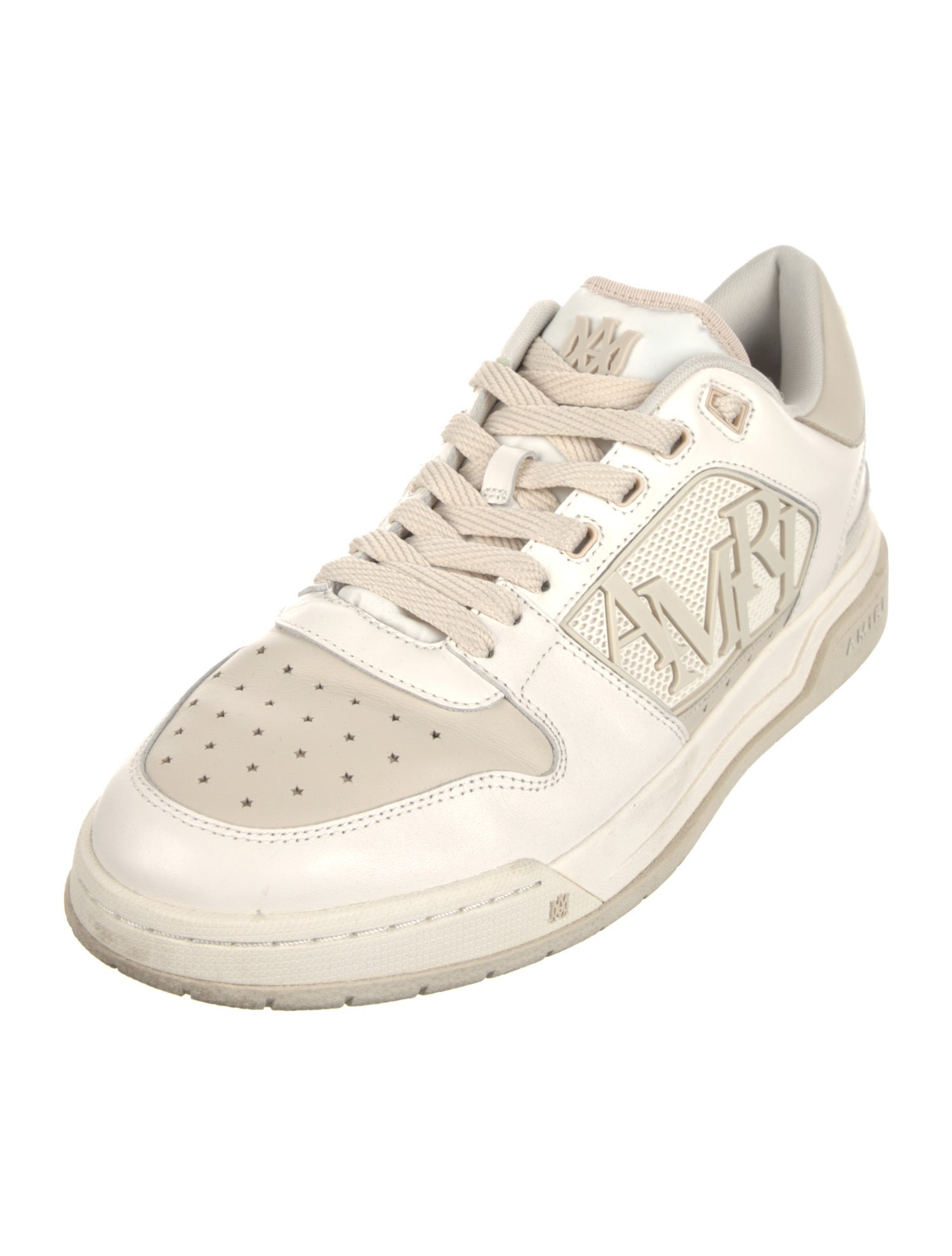 Amiri Leather Printed Sneakers