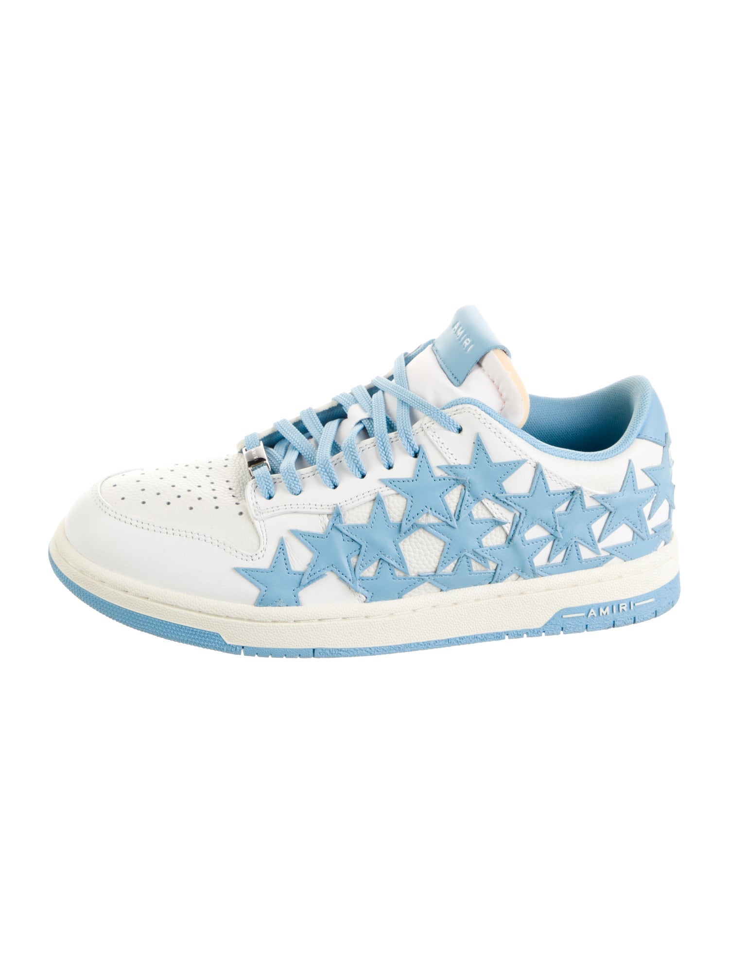 Amiri Leather Printed Sneakers