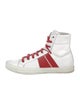 Amiri Leather Colorblock Pattern Sneakers