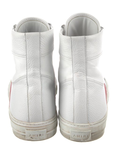 Amiri Leather Colorblock Pattern Sneakers