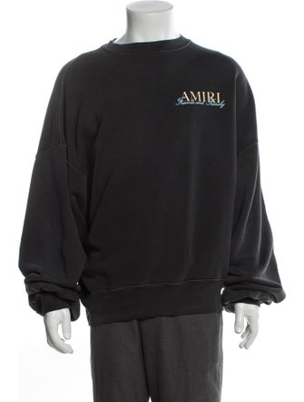 Amiri Graphic Print Crew Neck Pullover