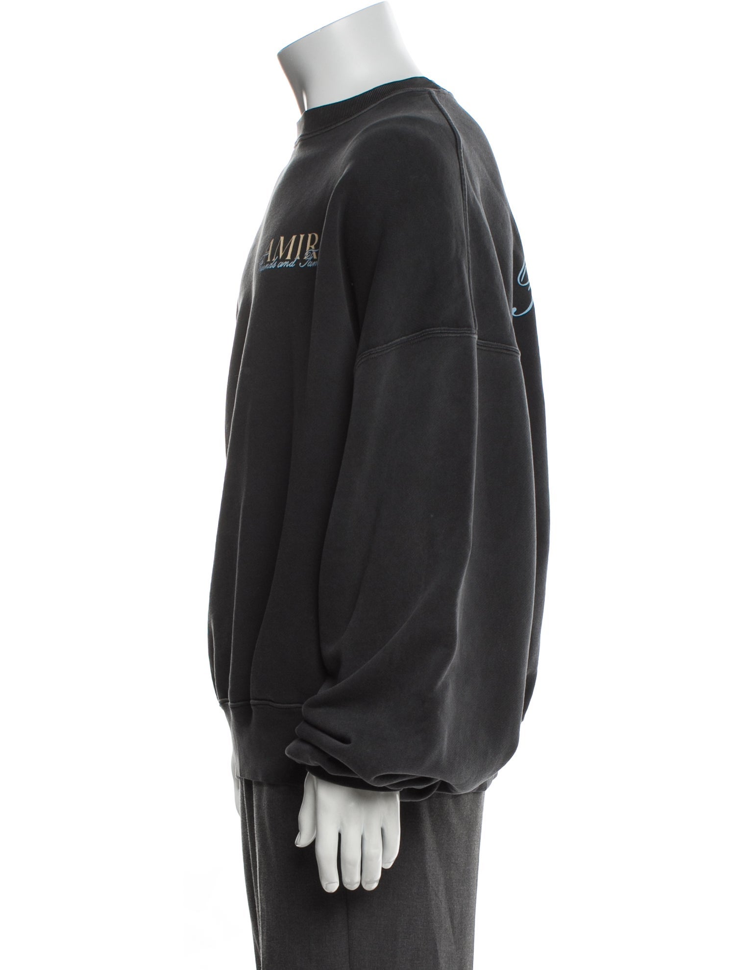 Amiri Graphic Print Crew Neck Pullover