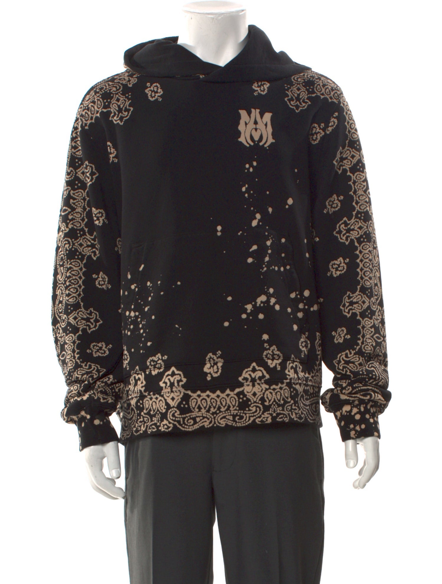 Amiri Graphic Print Crew Neck Hoodie