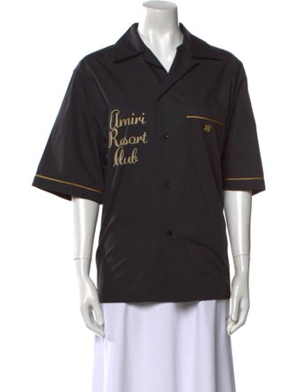Amiri Short Sleeve Button-Up Top