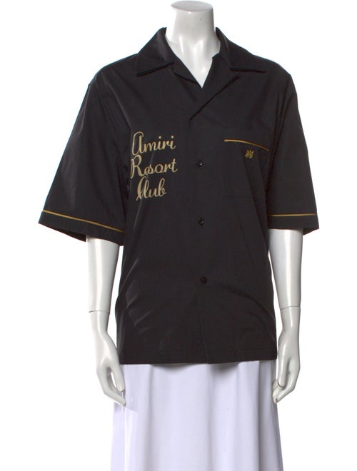 Amiri Short Sleeve Button-Up Top