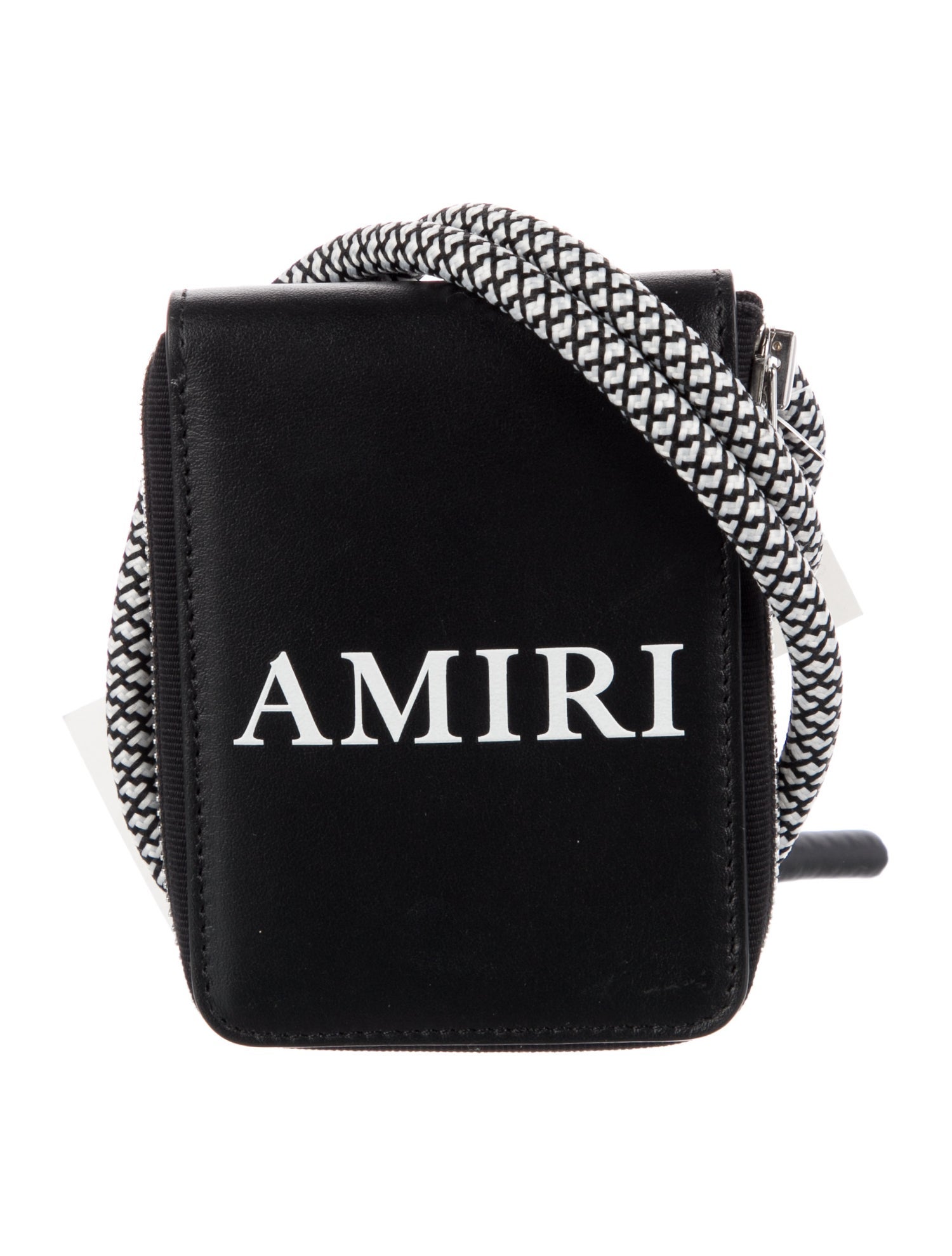 Amiri Leather Printed Coin Pouch