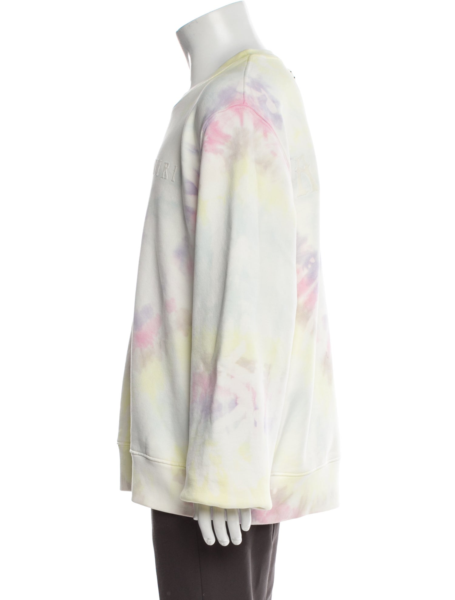 Amiri Tie-Dye Print Crew Neck Sweatshirt