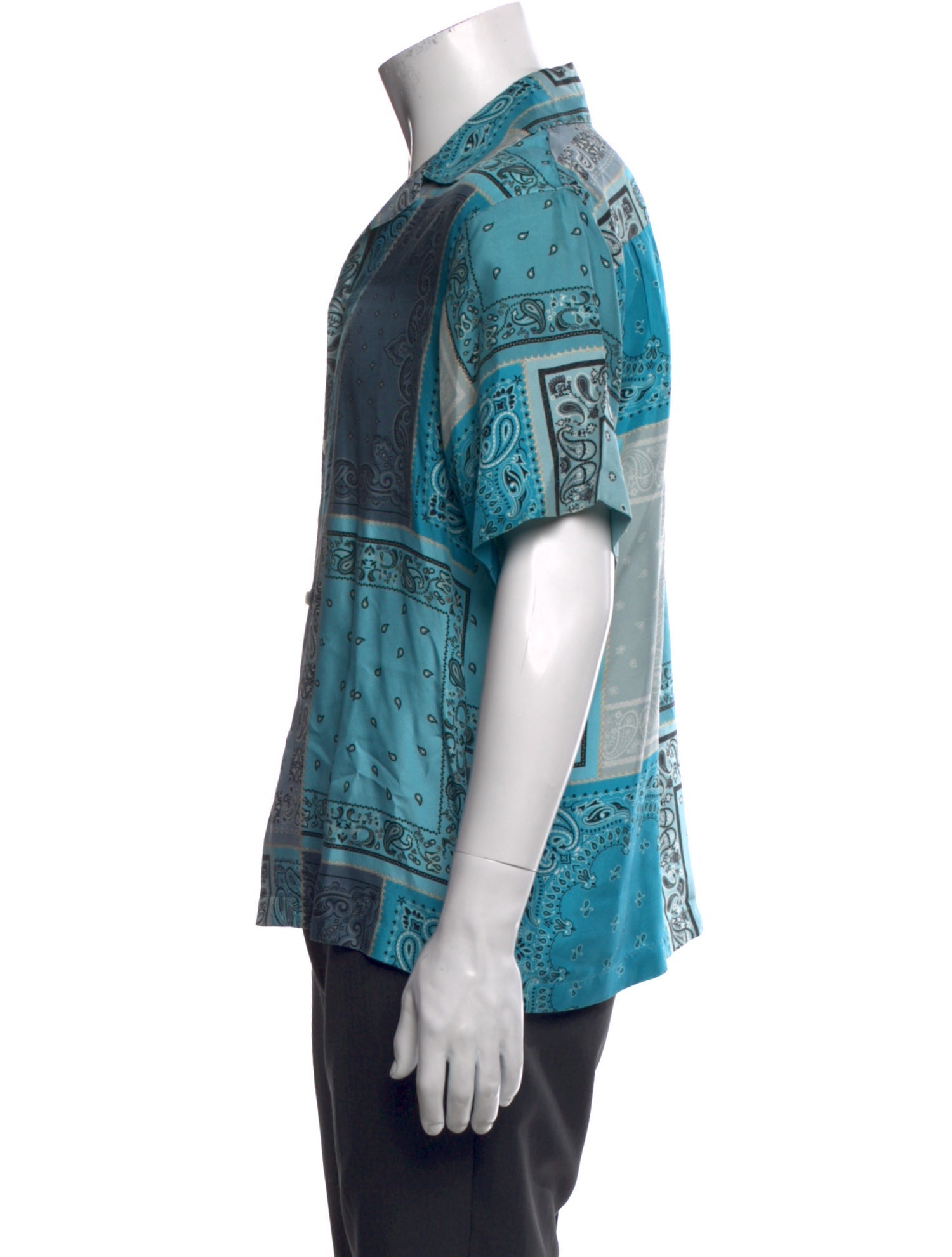 Amiri Silk Paisley Print Shirt