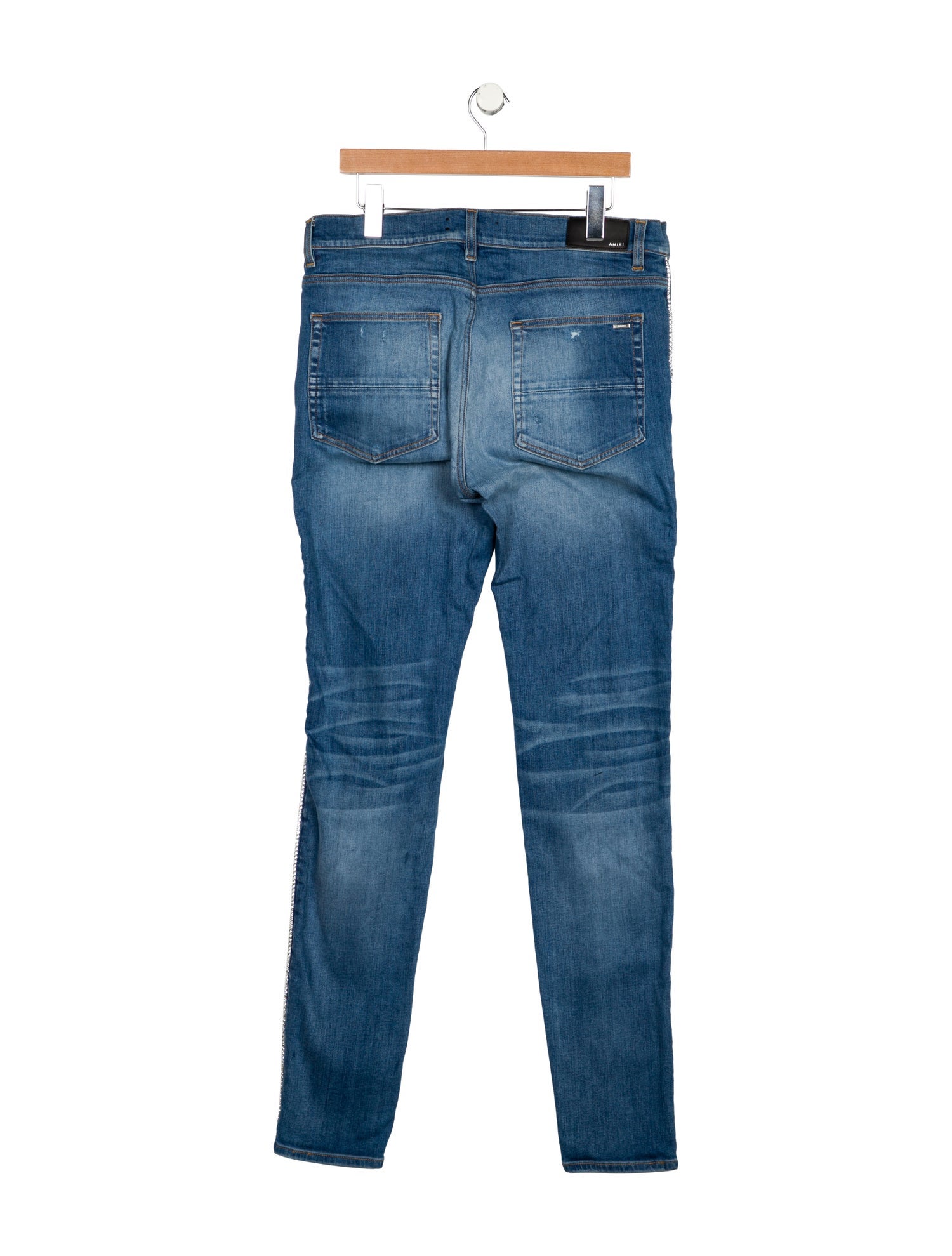 Amiri High-Rise Straight Leg Jeans