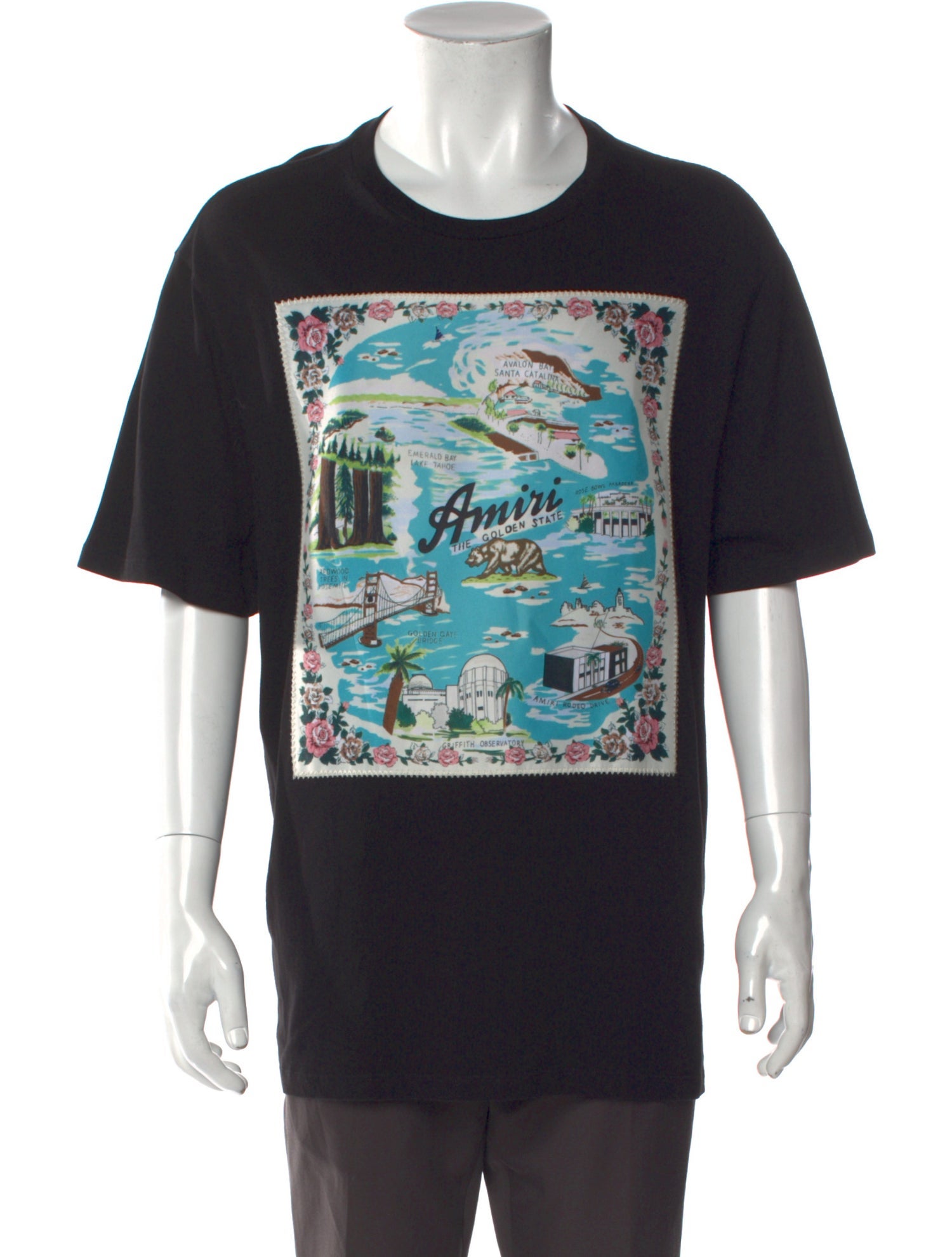 Amiri Graphic Print Crew Neck T-Shirt