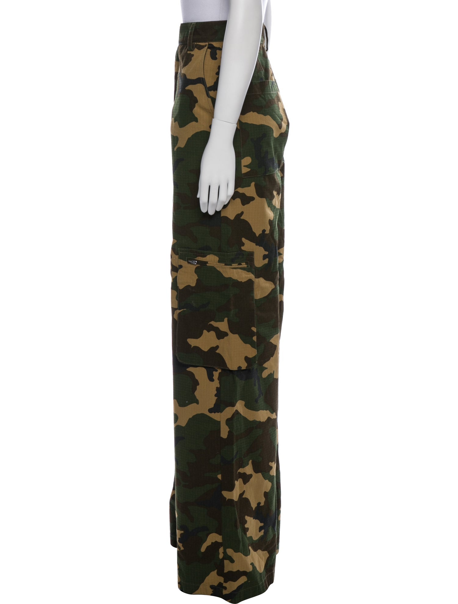 Amiri Printed Wide Leg Pants