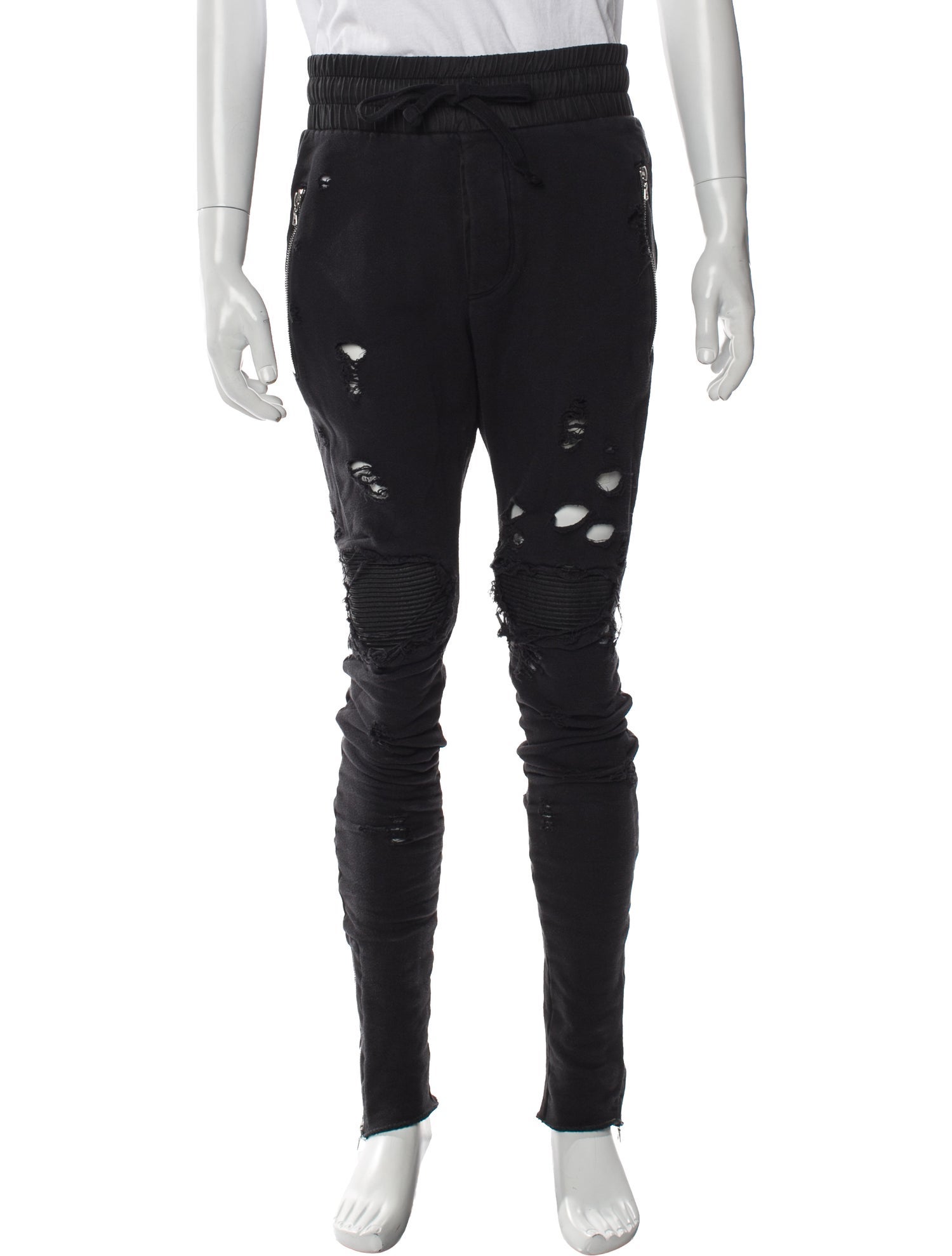 Amiri Distressed Accents Lounge Bottoms