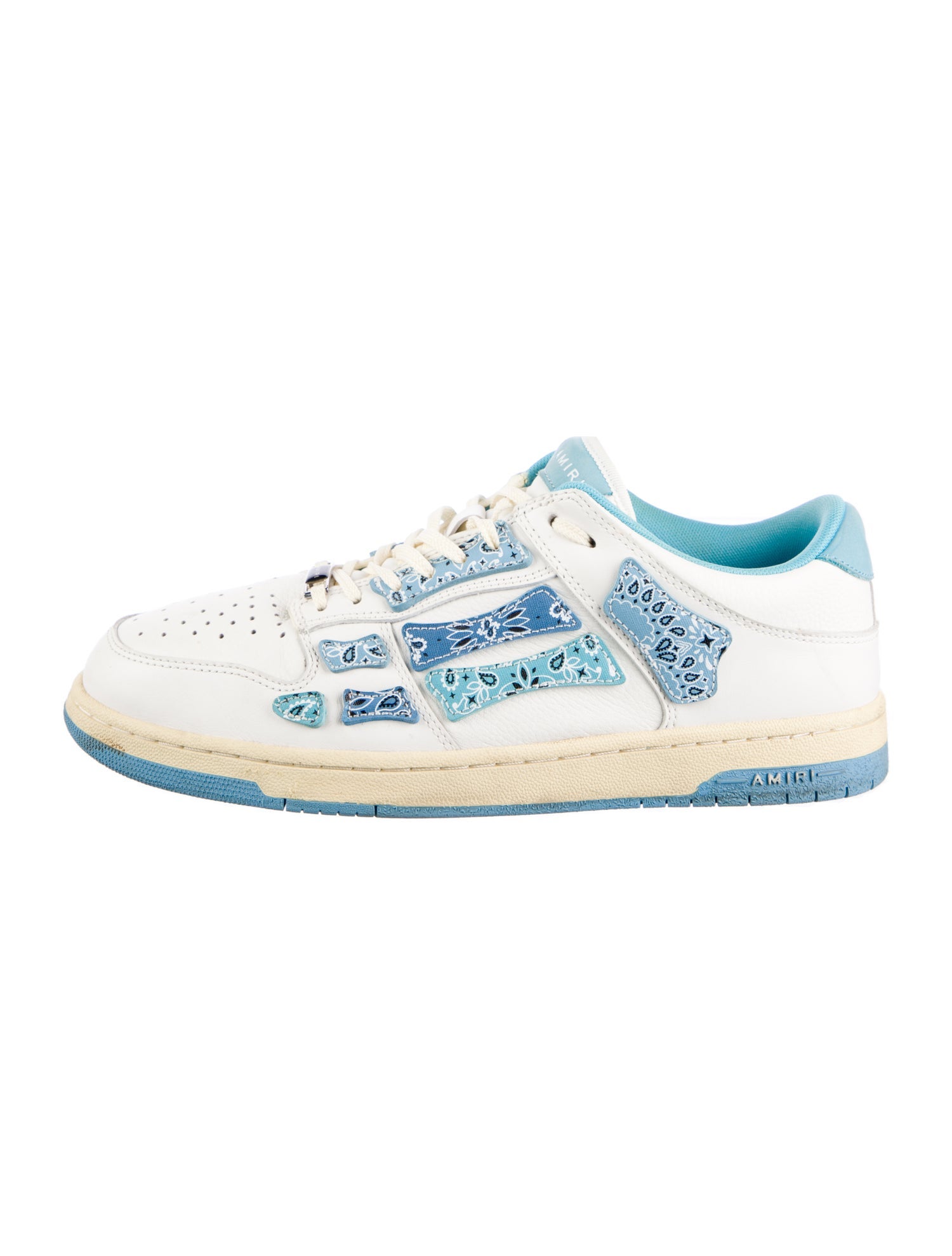 Amiri Bandana Skeleton Low Top Sneakers
