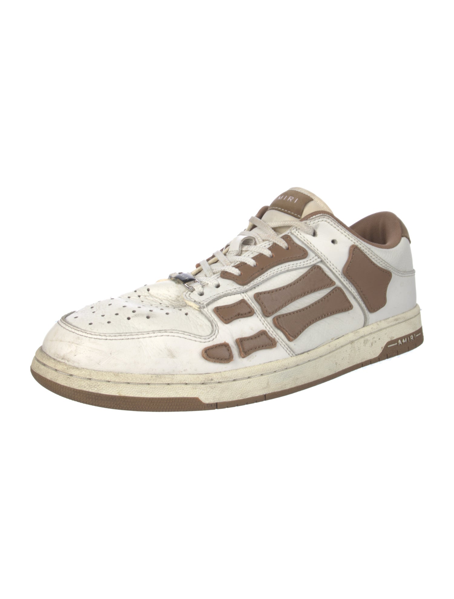 Amiri Leather Printed Sneakers