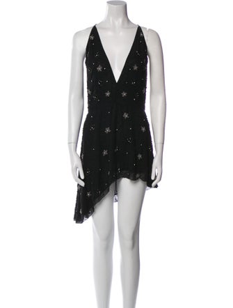 Amiri Silk V-Neck Tunic