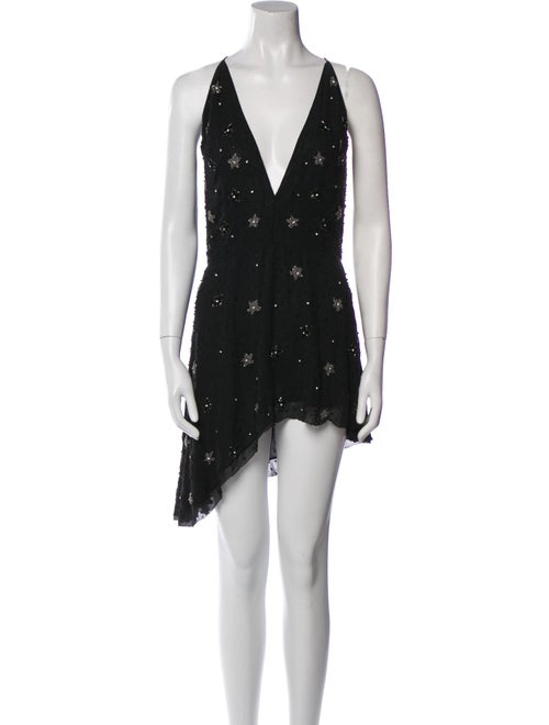 Amiri Silk V-Neck Tunic