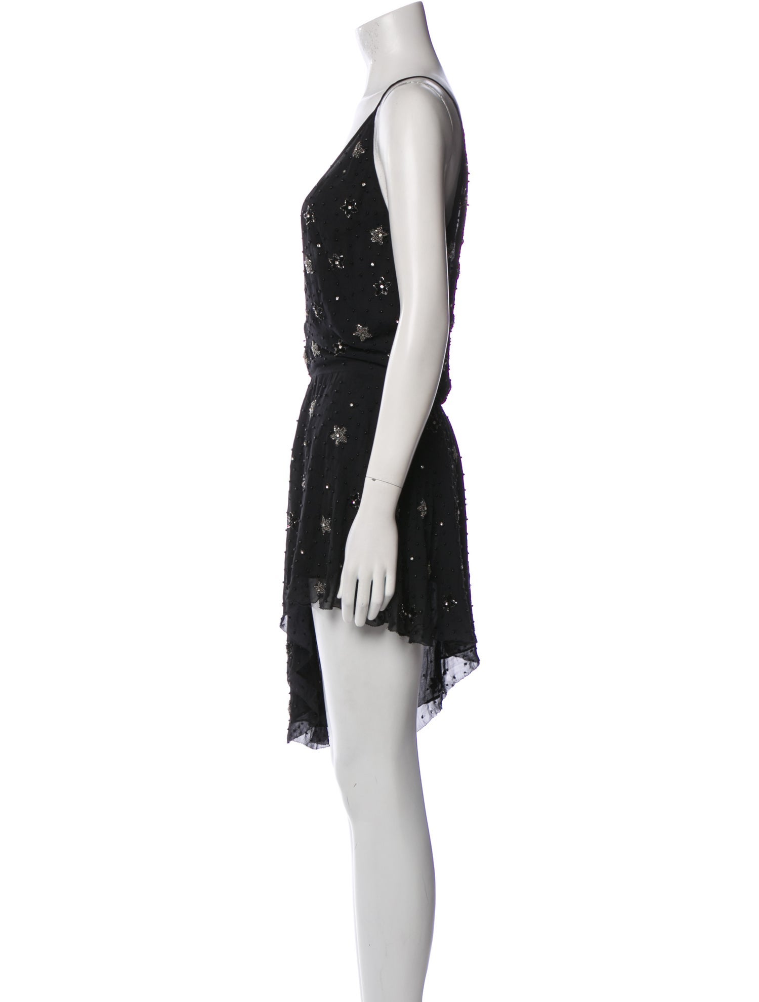 Amiri Silk V-Neck Tunic