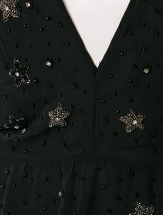 Amiri Silk V-Neck Tunic