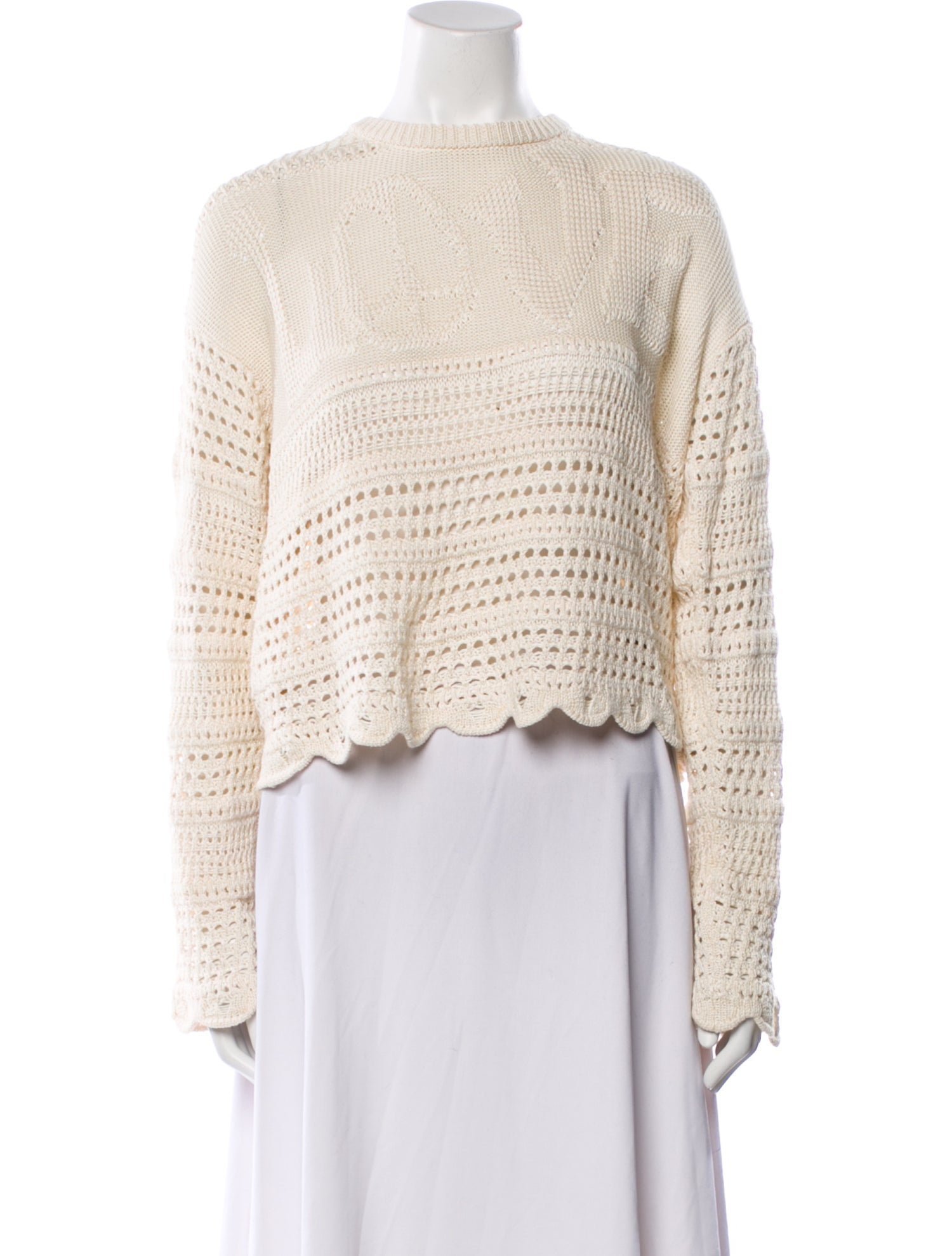 Amiri Silk Crew Neck Sweater