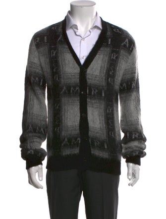 Amiri Printed V-Neck Cardigan