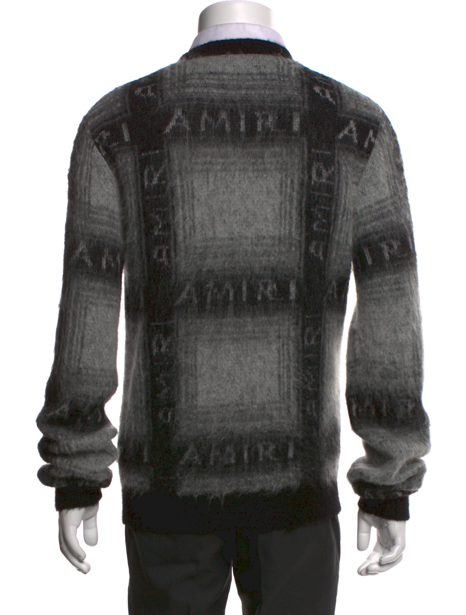 Amiri Printed V-Neck Cardigan
