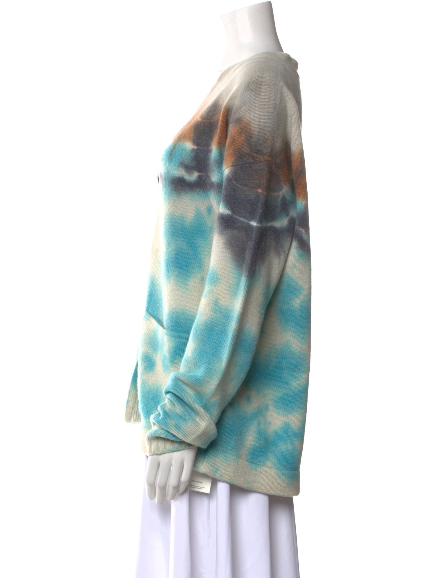 Amiri Cashmere Tie-Dye Print Sweater