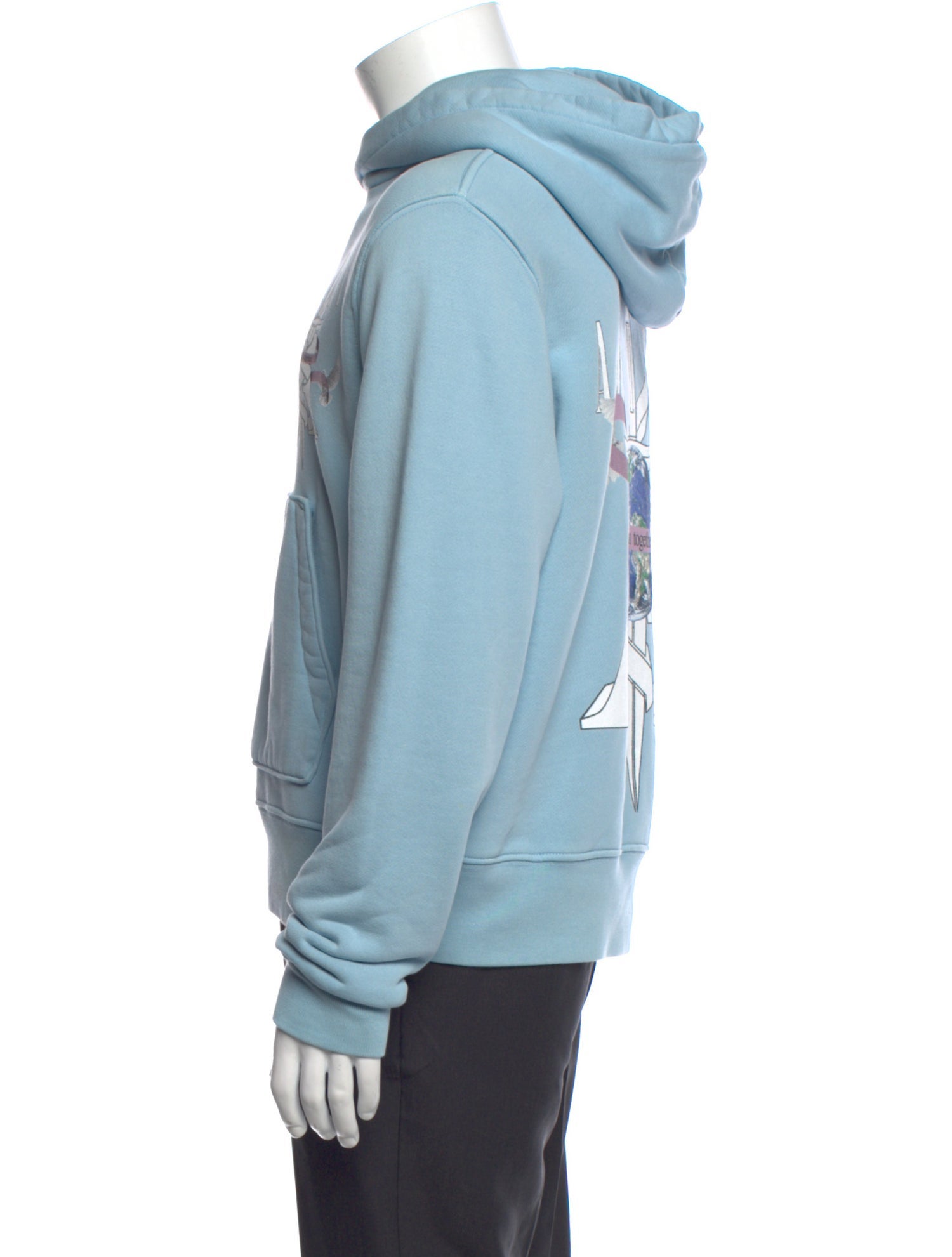 Amiri Graphic Print Crew Neck Hoodie