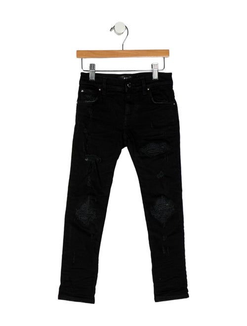 Amiri Boys' Distressed Denim Jeans